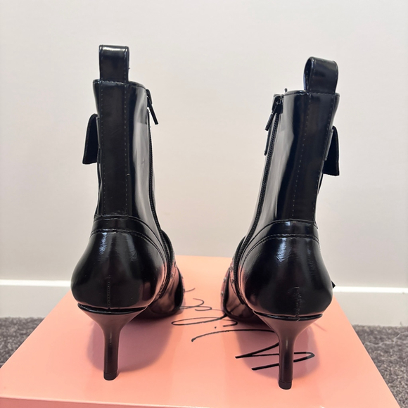 Wild Pair Women's Size 8 Black Moonbeam Buckle, Zip & Snap Booties NIB - Picture 9 of 14